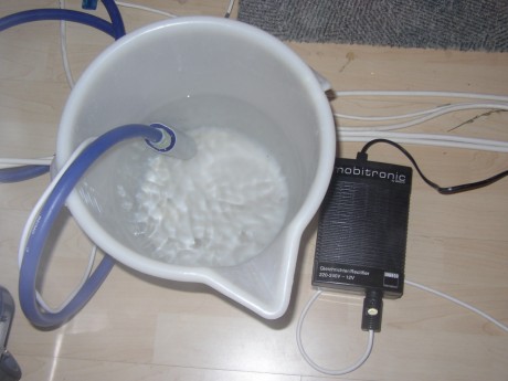 nicht bentigte Pumpe